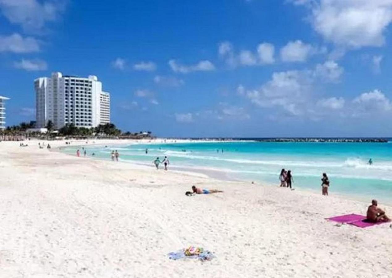 Apartmán Cozy Ocean Front Penthouse At Marlin Beach Cancún Exteriér fotografie